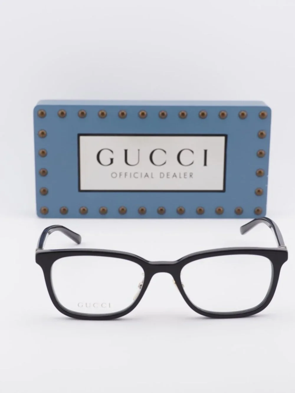 Gucci GG2002OJ 002 Rectangle Eyeglasses - Brown 53mm